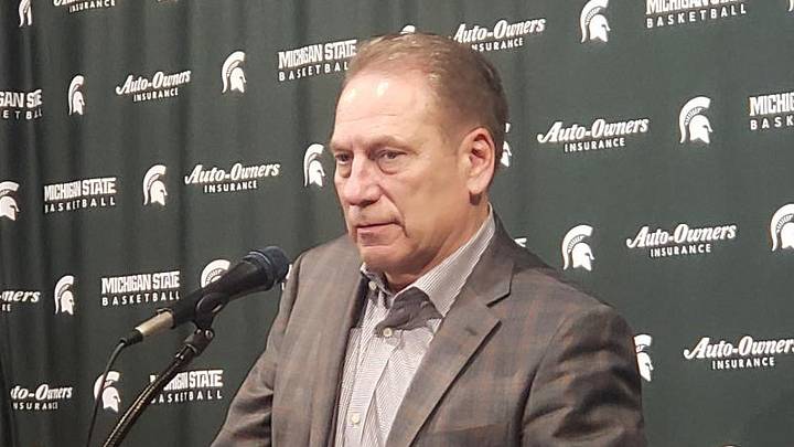 ICONIC Michigan State Coach Tom Izzo After Disposing Illinois