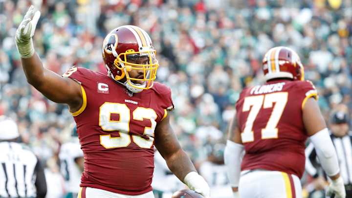 Jonathan Allen Hurt, Appears to be a Lower Leg Injury Jonathan Allen Hurt, Appears to be a Lower Leg Injury