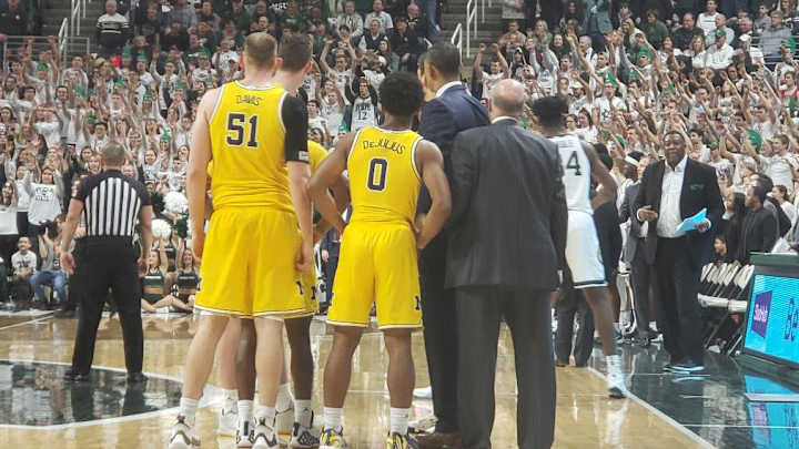 Michigan Coach Juwan Howard Post Blowout Loss To Michigan State