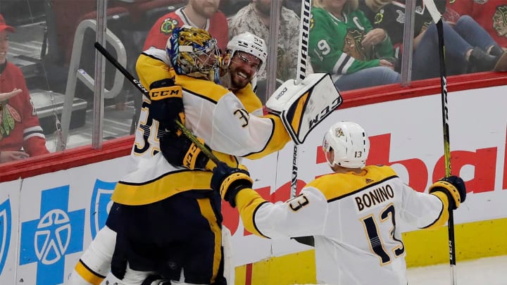 Predators' Pekka Rinne Scores First Goaltender Goal in Six Years