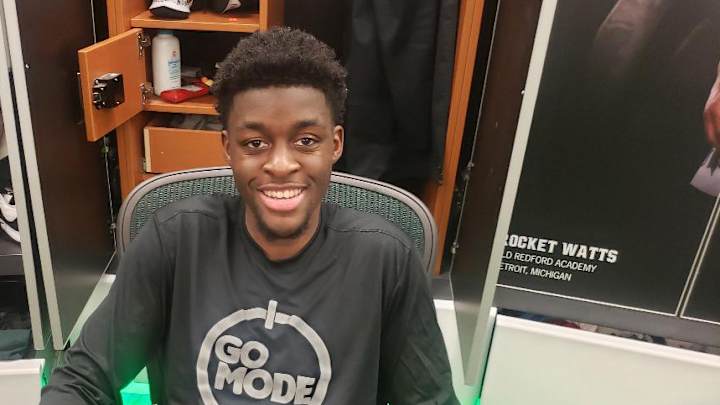 Gabe Brown Talks After The Spartans Take Out The Gophers
