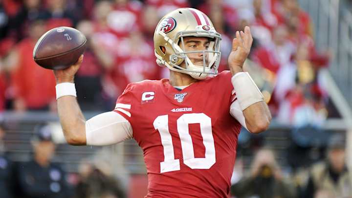 Raiders, Texans Expected to Pursue QB Jimmy Garoppolo, per Report