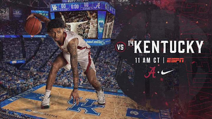 Live with the Tide: Alabama Basketball at Kentucky
