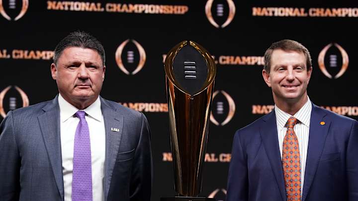 Ed Orgeron, Dabo Swinney Hold Final National Championship Press Conference