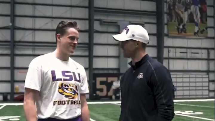 Brees and Burrow Meet ahead of National Championship Game Brees and Burrow Meet ahead of National Championship Game
