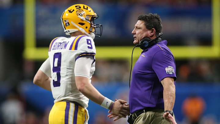 Ed Orgeron: LSU 'So Grateful' for Joe Burrow After National Championship Victory