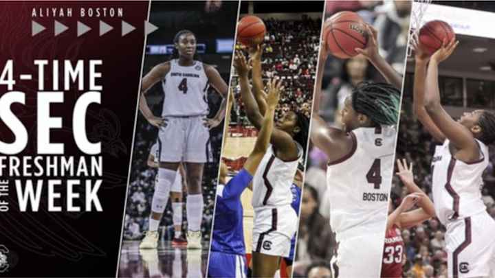 Boston named SEC Freshman of the Week