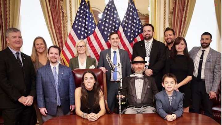 Steve Gleason honored with Congressional Gold Medal