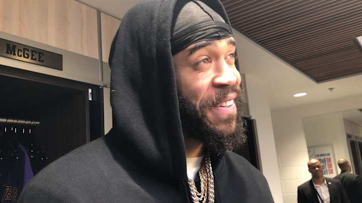 JaVale McGee Makes Most Of Bike Ride Gone Wrong