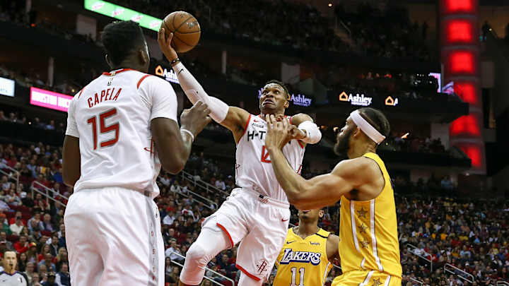 Russell Westbrook Preaches Confidence After Rockets Lose to Lakers Russell Westbrook Preaches Confidence After Rockets Lose to Lakers