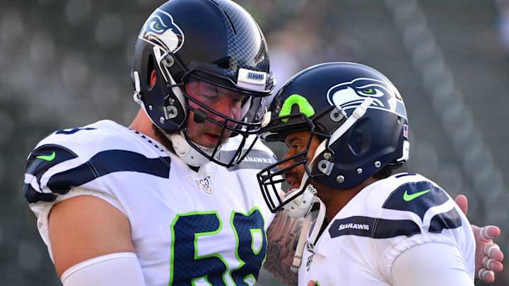 Justin Britt, Damontre Moore Work Out for Seahawks