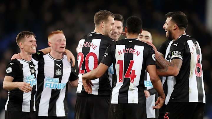 Lejeune's Injury Time Double Rescues Draw for Newcastle at Everton