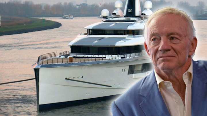 Super Bowl Boat: Jerry Jones’ $250M Cowboys Yacht Docked in Miami and Down To Party Super Bowl Boat: Jerry Jones’ $250M Cowboys Yacht Docked in Miami and Down To Party