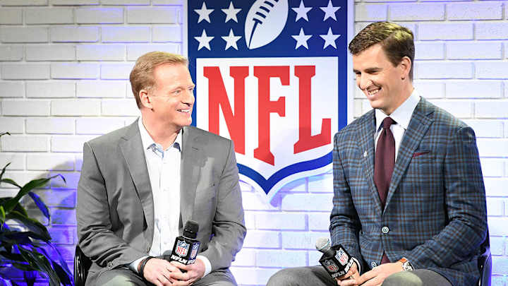 Roger Goodell: Retiring Eli Manning 'Leaves an Indelible Imprint' on NFL Roger Goodell: Retiring Eli Manning 'Leaves an Indelible Imprint' on NFL