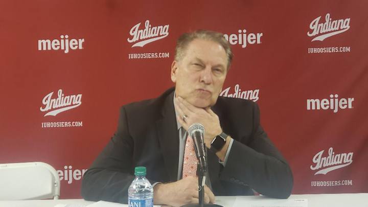 Tom Izzo After #9 Michigan State Upset At Indiana