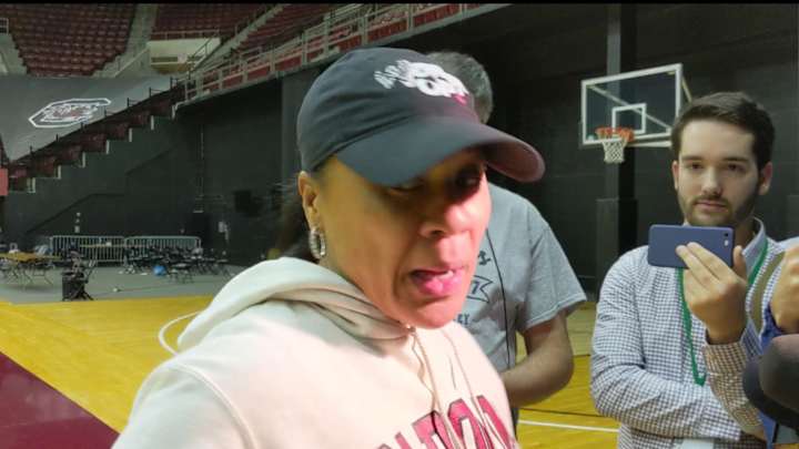 Gamecocks work on defense ahead of Georgia game