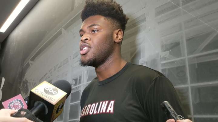 Guarding the three-point line area of emphasis for Gamecocks Guarding the three-point line area of emphasis for Gamecocks