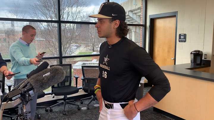 Vanderbilt's Austin Martin on his Positon and Other Things Baseball