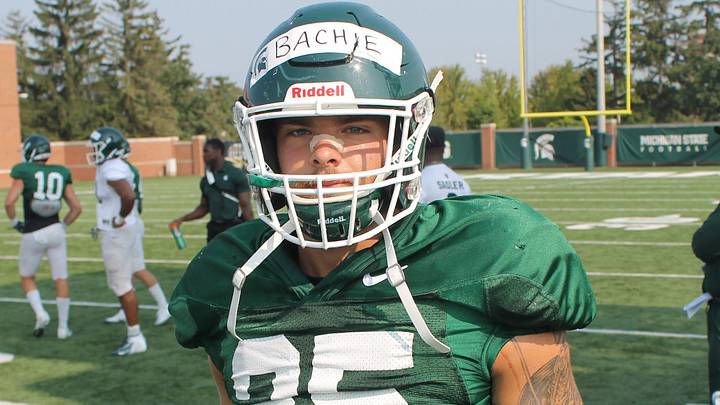 Dantonio, Lewerke & Bachie on First Scrimmage Dantonio, Lewerke & Bachie on First Scrimmage