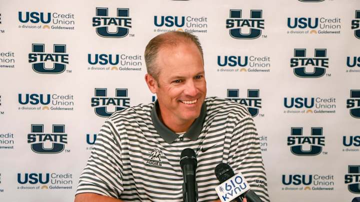 Utah State Coach Matt Wells Post Loss to MSU!