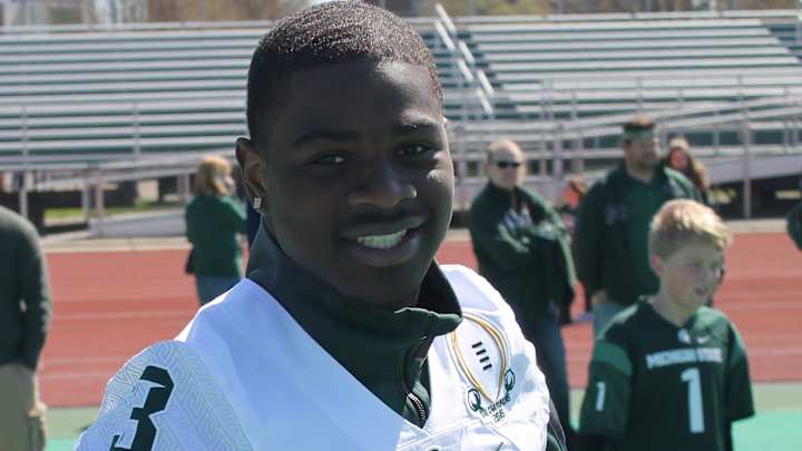 VIDEO:  One Play of Spartan RB L.J. Scott From Last Year To Remind You Of What You'll See This Year! WOWZA!