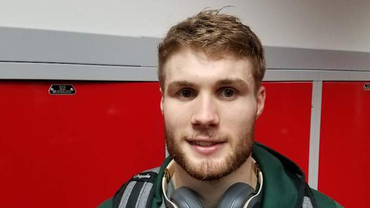 MSU G Kyle Ahrens Post Win over OSU!