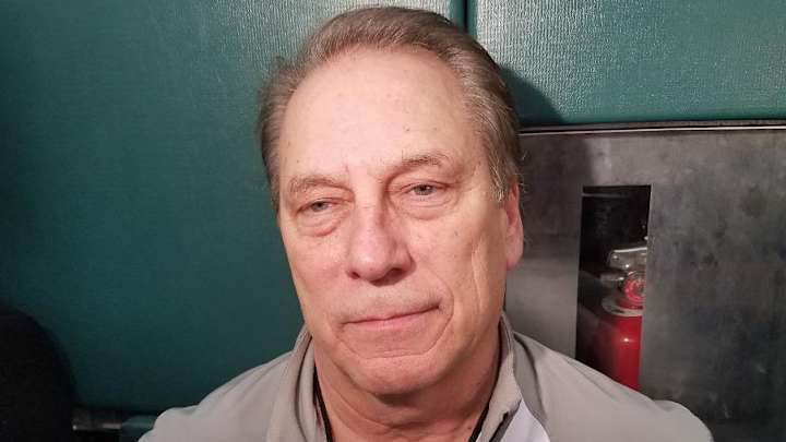 Moments Ago:  Tom Izzo After Practice!