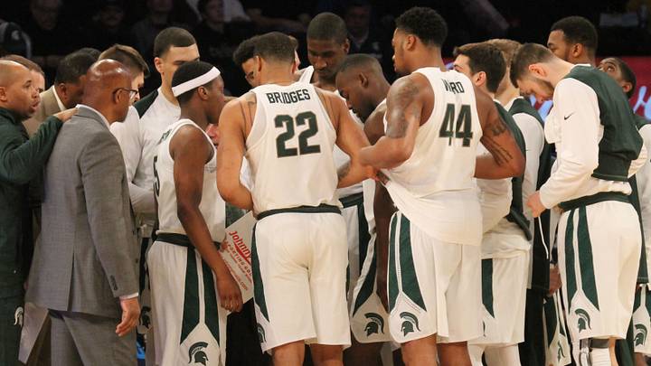 Seven Michigan State Players From The Locker Room after the Loss to Michigan Seven Michigan State Players From The Locker Room after the Loss to Michigan
