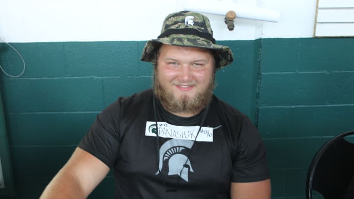Mammoth Spartan Freshman DT Mike Panasiuk, Fortunate To Have A Big Brain to Go with Intimidating Physique!