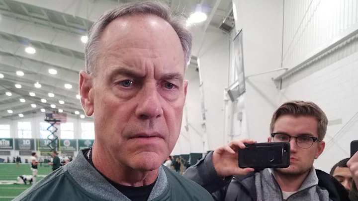 COACH TV:  Mark Dantonio Talks Pre-Practice