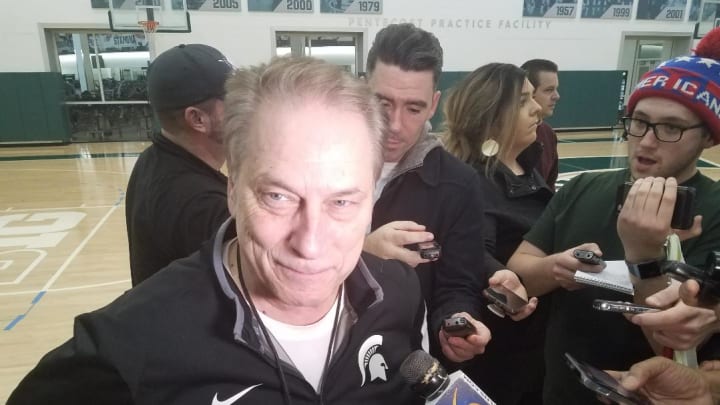 MOMENTS AGO: Tom Izzo After Practice!