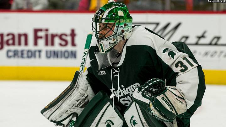 MSU Hockey Gets the Shut Out Win On The Road over #18 WI