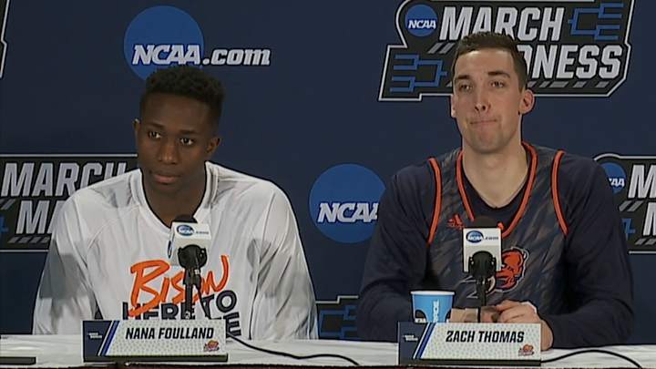 Bucknell Coach & Players Talk Pre-Michigan State