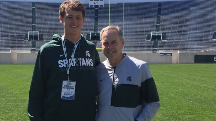 Adam Berghorst Talks MSU Football/Baseball Commitment