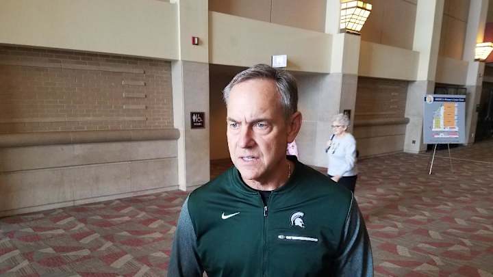 COACH TV:  Michigan State Coach Mark Dantonio Moments Ago