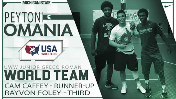 MSU Wrestling Incoming Freshman Peyton Omania Qualifies For Team USA At Junior Worlds