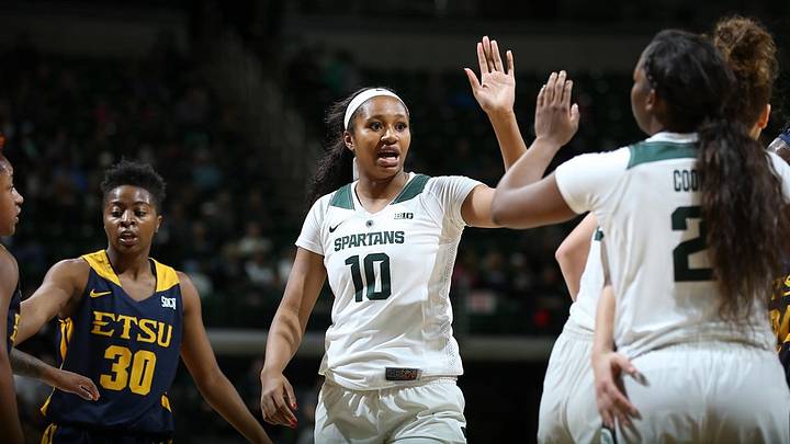 Second-half Surge Sends Spartans Past ETSU, 75-53