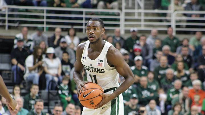 #6 Michigan State Drops the Wisconsin Badgers 76-61
