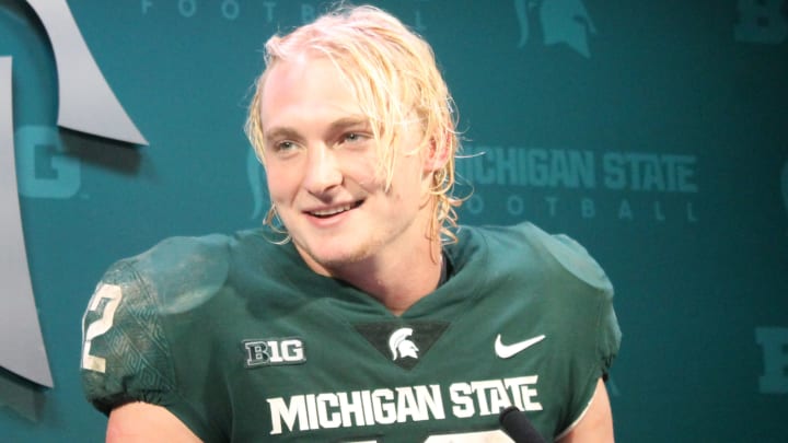 MSU QB Rocky Lombardi After Beating Purdue!