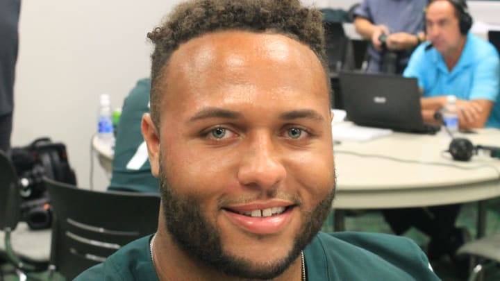 MSU Football OL Tyler Higby MSU Football OL Tyler Higby