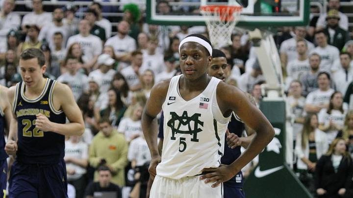 Michigan Upsets #4 Michigan State 82-72 Michigan Upsets #4 Michigan State 82-72