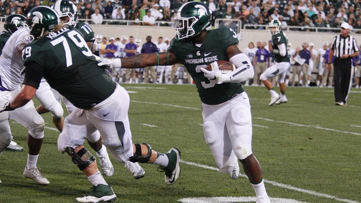 MUST SEE 1 Minute VIDEO:  Michigan State Spartan RB LJ Scott Put the Nation on Notice That He' Back!