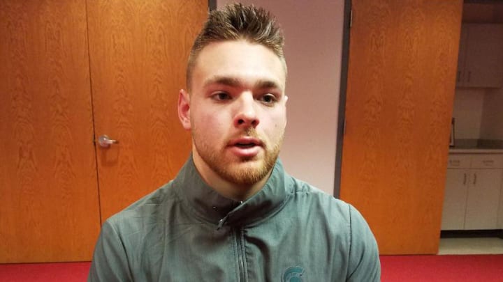 MSU MLB Joe Bachie After Loss to Nebraska