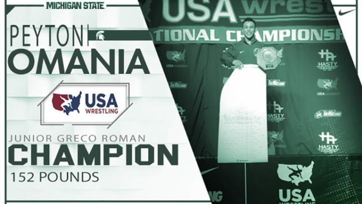 SPARTAN WRESTLING INCOMING FRESHMAN WINS GRECO-ROMAN JUNIOR NATIONAL WRESTLING CHAMPIONSHIP