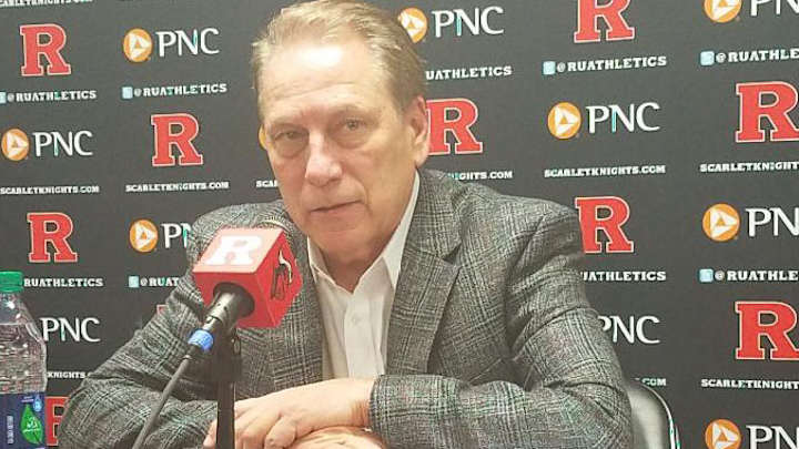 MSU Coach Tom Izzo after beating Rutgers