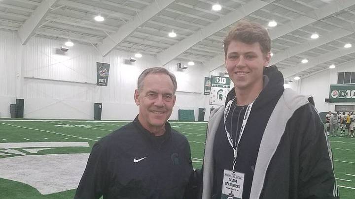 19 MI OL Adam Berghorst Recaps Recent Michigan State Visit 19 MI OL Adam Berghorst Recaps Recent Michigan State Visit