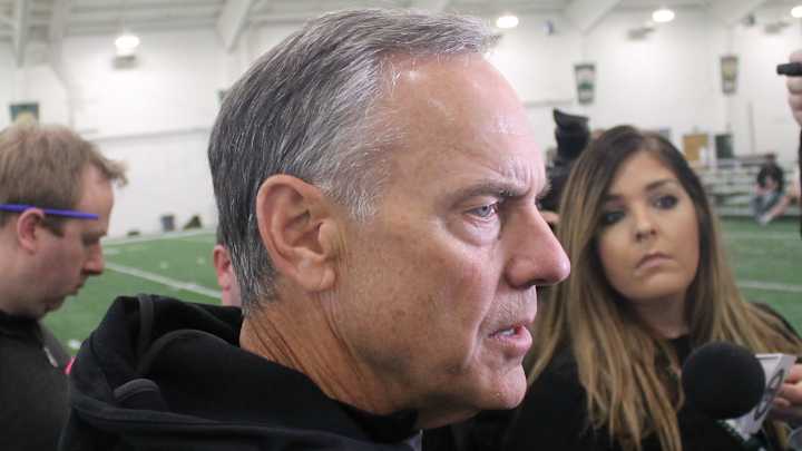 COACH TV:  Mark Dantonio Talks Post Pro Pre-Practice