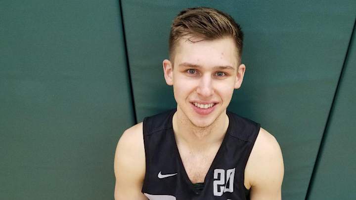 Matt McQuaid after practice!