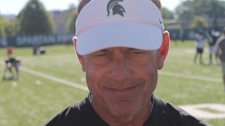 MOMENTS AGO: Mark Dantonio on End of Camp & Captains!