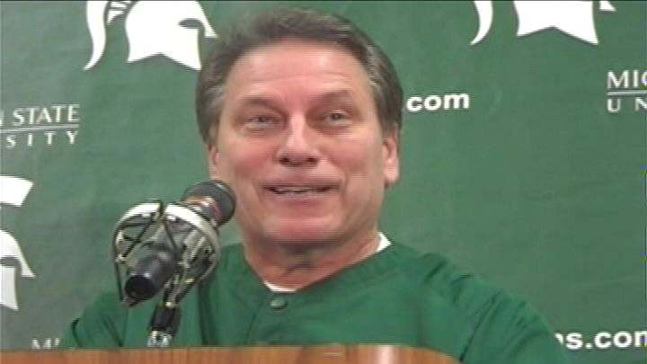 Great MSU Basketball Video Up Now from After Practice!  Draymond Green, Delvon Roe, Kalin Lucas and Coach Izzoâ€™s Monologue on the New Logo and Michigan All Up Now and for Free As Always!